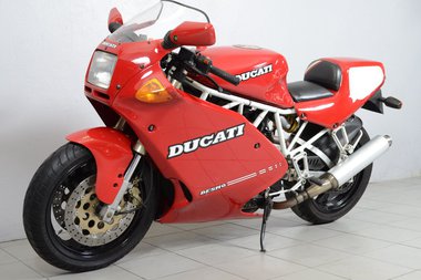 Ducati 900 SS cadre blanc (3)