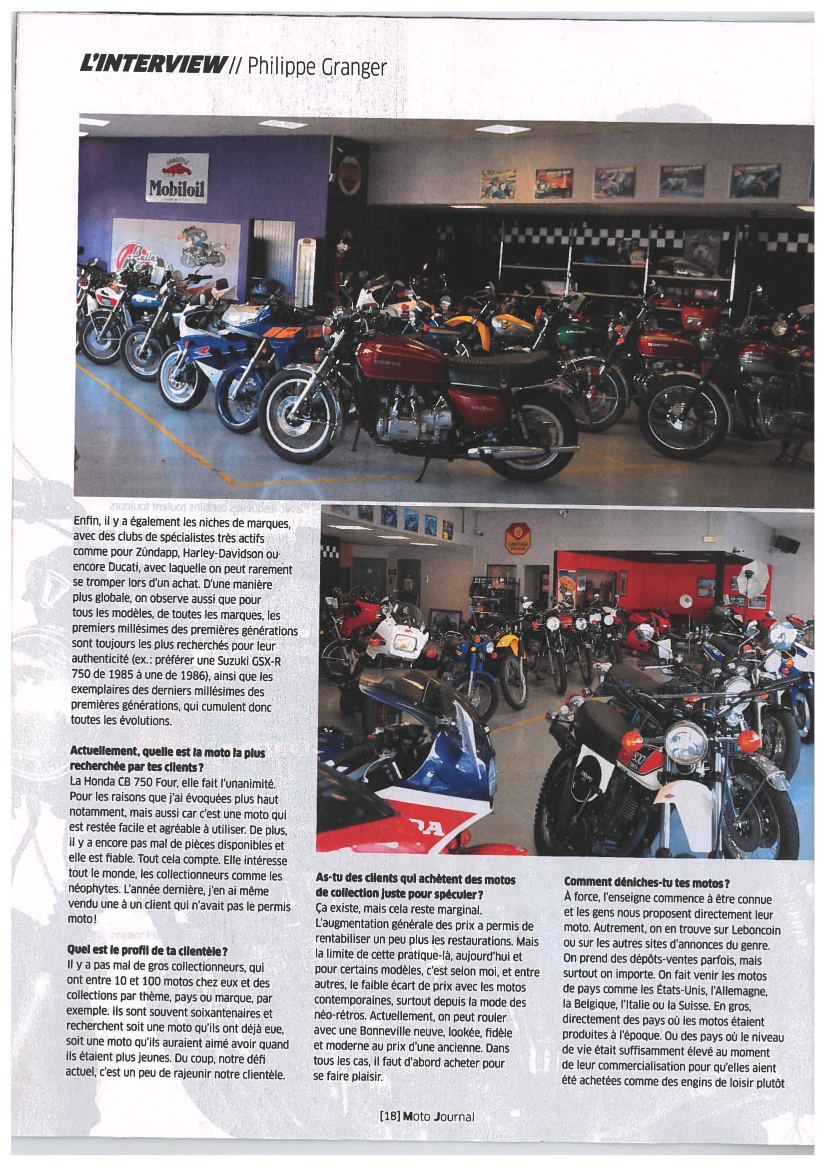 BELLES-BECANES- ARTICLE PRESSE - MOTO JOURNAL- MAI 2020