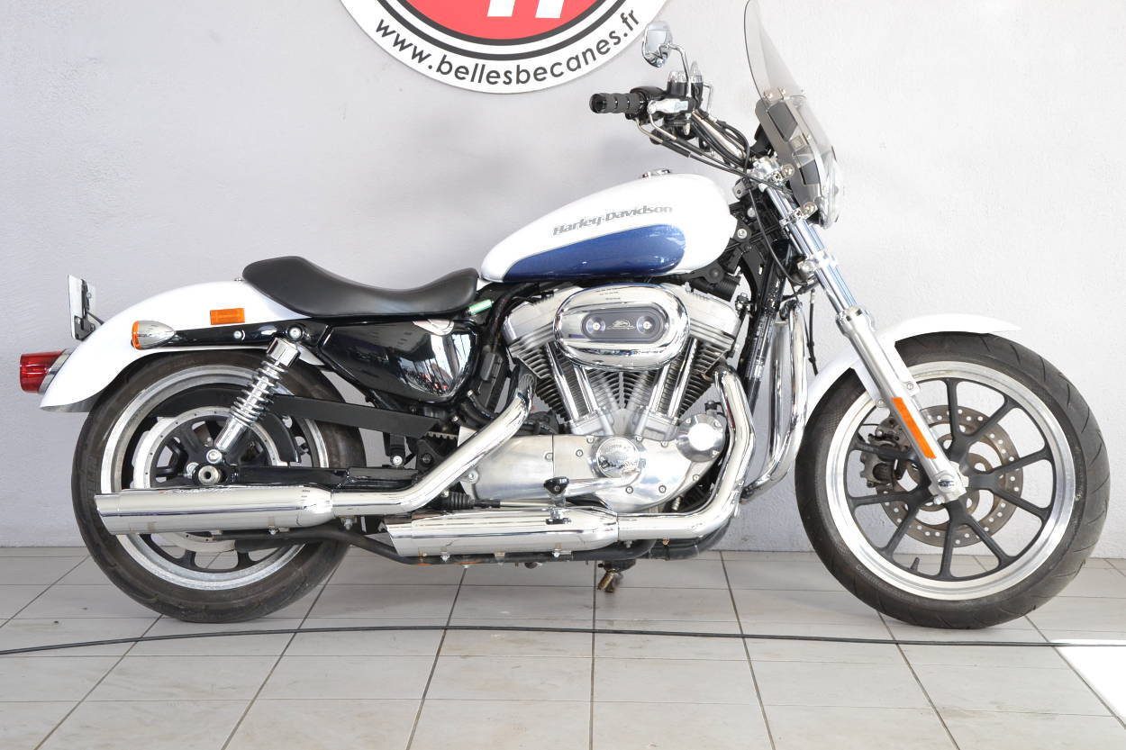 Harley sportster 883 Low blanc (9)