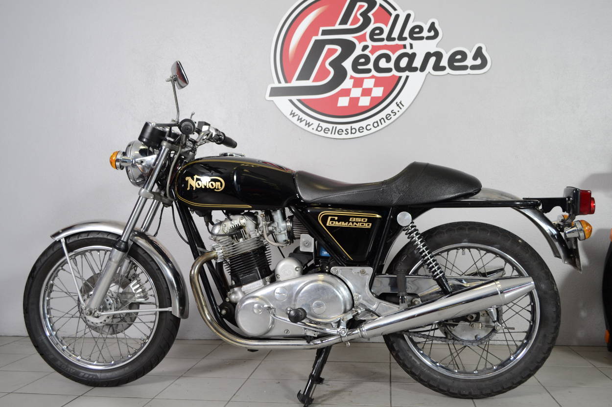 Norton 850 Commando Mk2 De 1974 D Occasion Motos Anciennes De Collection Anglaise Motos Vendues