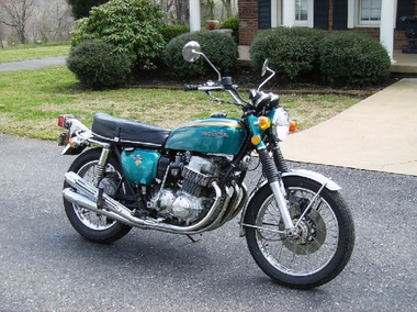 Honda 750 CB verte (1)