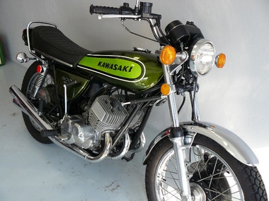 Kawasaki 500 H1E verte (5)