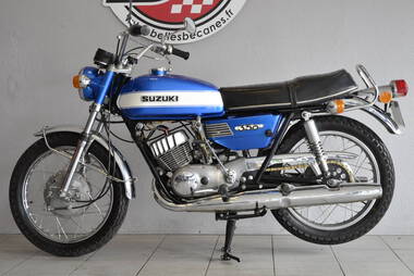 Suzuki T350 Bleue (2)